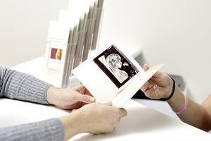 Empfang Praxis Dr. Hoppe, Pränatalpraxis Frankfurt